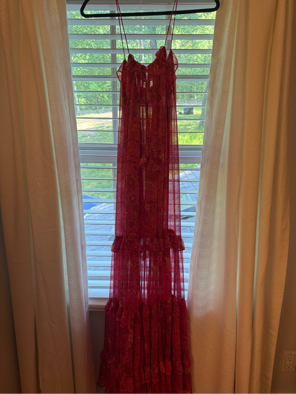 MISA Maxi Floral Dress